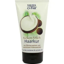 Trattamento per capelli al latte di cocco Swiss O Par, 150 ml