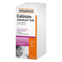 CETIRIZIN-succo ratiopharm, 75 ml