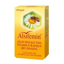 ALSIFEMIN Capsule di Pappa Reale+Vit.E con Ginseng, 120 pz