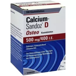 CALCIUM SANDOZ D Osteo 500 mg/400 UI compresse masticabili, 100 pz