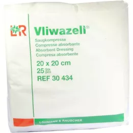 VLIWAZELL Compresse assorbenti non sterili 20x20 cm, 25 pz