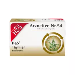 H&S Filtri per tè al timo, 20X1,4 g