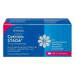 CETIRIZIN STADA Compresse rivestite con film da 10 mg, 20 pz