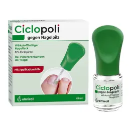 Ciclopoli contro i funghi delle unghie con aiuto applicativo, 6,6 ml