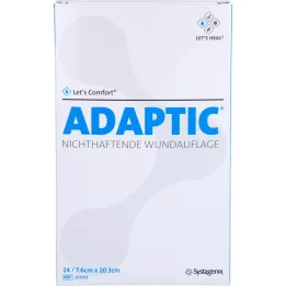 ADAPTIC Medicazione umida per ferite 7,6x20,3 cm 2015DE, 24 pz