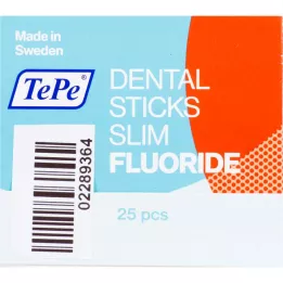 Tepe Rullo del dente sottile con fluoro, 25 pz