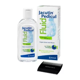 JACUTIN Pedicul Fluid con pettine per lendini, 200 ml