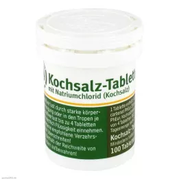 KOCHSALZ-COMPRESSE, 100 pz
