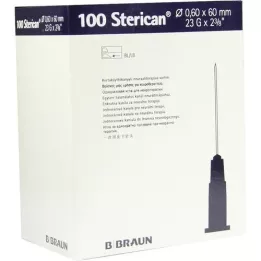 STERICAN Cannule 23 Gx2 2/5 0,6x60 mm, 100 pz