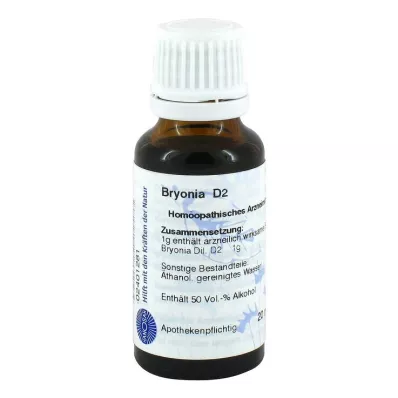 BRYONIA Diluizione D2, 20 ml