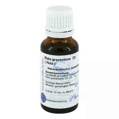 RUTA Diluizione D2, 20 ml
