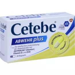 CETEBE ABWEHR più vitamina C+vitamina D3+Zink Kaps., 30 pz
