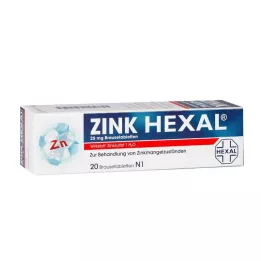 ZINK HEXAL Compresse effervescenti, 20 pz