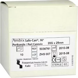 AMBIX Safe-Can Portpunkt.Kan.20 Gx25 mm curvo, 10 pz