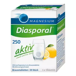 MAGNESIUM DIASPORAL 250 compresse effervescenti attive, 20 pz