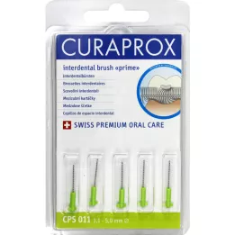 Curaprox CPS 011 Pennello interdentale Prime Lindengreen, 5 pz