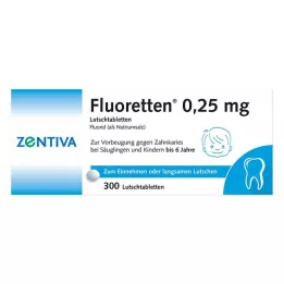 FLUORETTEN Compresse da 0,25 mg, 300 pz