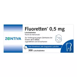 FLUORETTEN Compresse da 0,5 mg, 300 pz