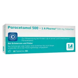 PARACETAMOL 500-1A compresse farmaceutiche, 10 pz
