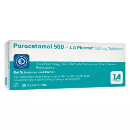 PARACETAMOL 500-1A compresse farmaceutiche, 20 pz