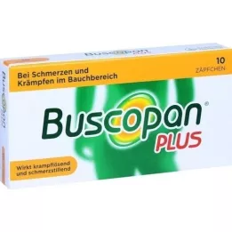BUSCOPAN Plus 10 mg/800 mg Supposte, 10 pz