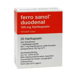 FERRO SANOL capsule duodenali rigide con pellet rivestiti di msr, 20 pz