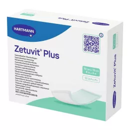 ZETUVIT Plus compressa assorbente extra forte sterile 10x10 cm, 10 pz