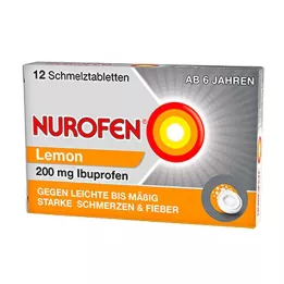 NUROFEN 200 mg compresse fusibili al limone, 12 pz