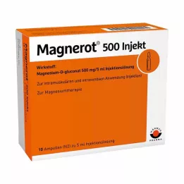 MAGNEROT 500 fiale iniettabili, 10X5 ml