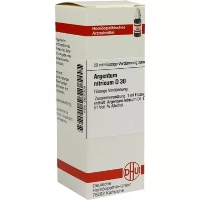 ARGENTUM NITRICUM Diluizione D 30, 20 ml ARGENTUM NITRICUM Diluizione D 30, 20 ml
