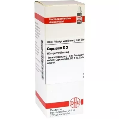 Capsicum D 3, 20 ml