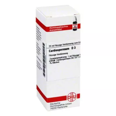CARDIOSPERMUM D 3 Diluizione, 20 ml CARDIOSPERMUM D 3 Diluizione, 20 ml