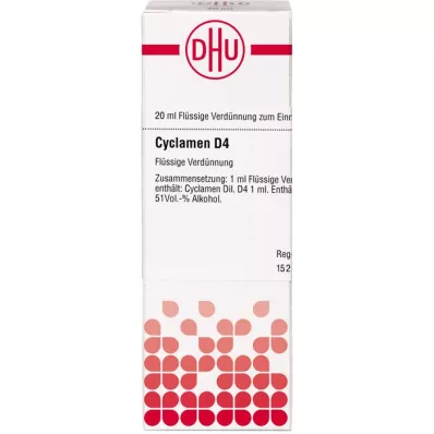 CYCLAMEN D 4 Diluizione, 20 ml