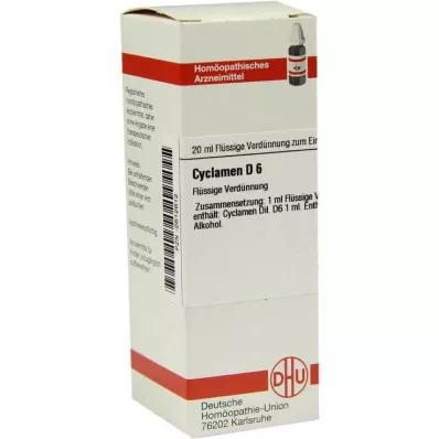 CYCLAMEN D 6 Diluizione, 20 ml CYCLAMEN D 6 Diluizione, 20 ml