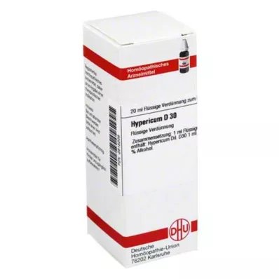 HYPERICUM Diluizione D 30, 20 ml HYPERICUM Diluizione D 30, 20 ml