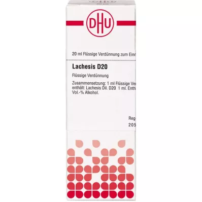 LACHESIS D 20 Diluizione, 20 ml