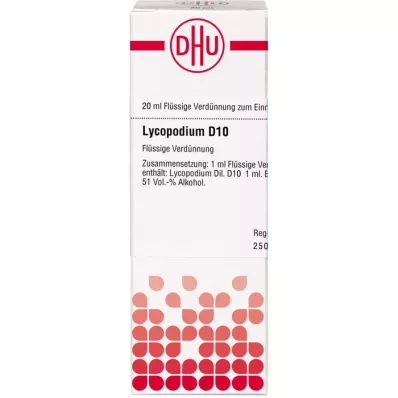 LYCOPODIUM D 10 Diluizione, 20 ml