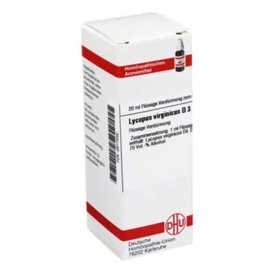 Lycopus Virg D 3, 20 ml