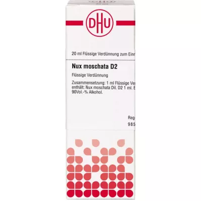 Nux Moschata D 2, 20 ml