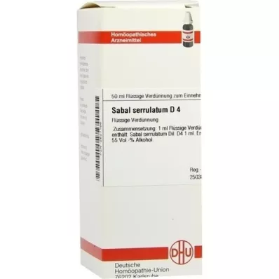 Sabal Serrul D 4, 50 ml Sabal Serrul D 4, 50 ml