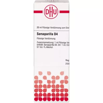 SARSAPARILLA D 4 Diluizione, 20 ml SARSAPARILLA D 4 Diluizione, 20 ml