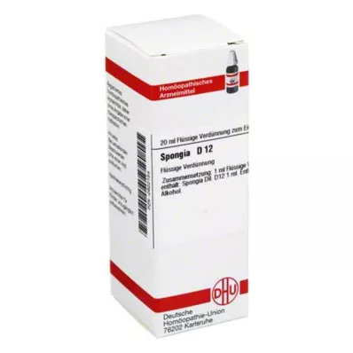 SPONGIA D 12 Diluizione, 20 ml SPONGIA D 12 Diluizione, 20 ml