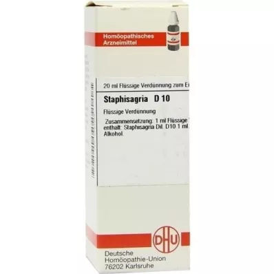 Staphisgria D10, 20 ml Staphisgria D10, 20 ml