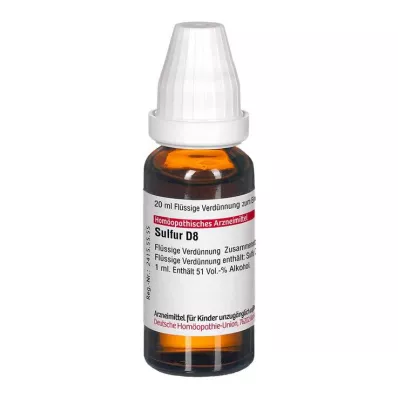 SULFUR D 8 Diluizione, 20 ml SULFUR D 8 Diluizione, 20 ml