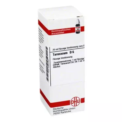 TARAXACUM D 6 Diluizione, 20 ml