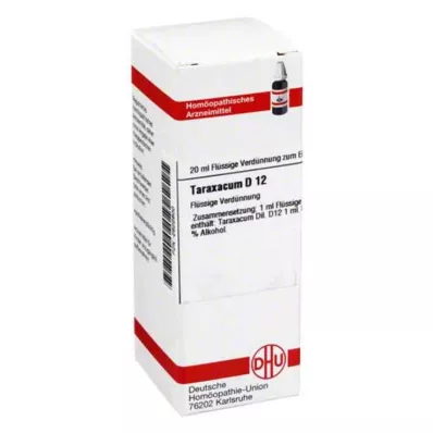 TARAXACUM D 12 Diluizione, 20 ml
