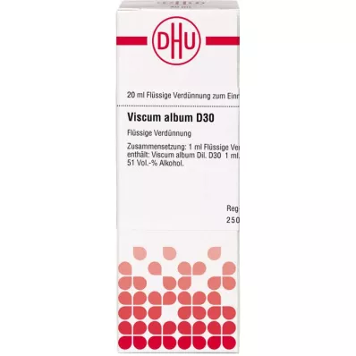 VISCUM ALBUM Diluizione D 30, 20 ml VISCUM ALBUM Diluizione D 30, 20 ml