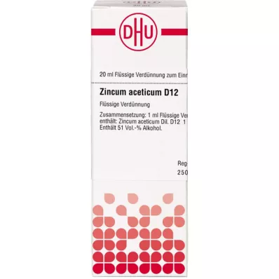Zinco Acet D12, 20 ml Zinco Acet D12, 20 ml