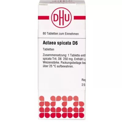 Actaea Spic D 6, 80 pz Actaea Spic D 6, 80 pz