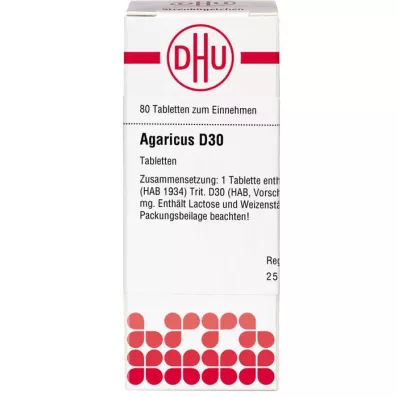 AGARICUS D30, 80 pz AGARICUS D30, 80 pz